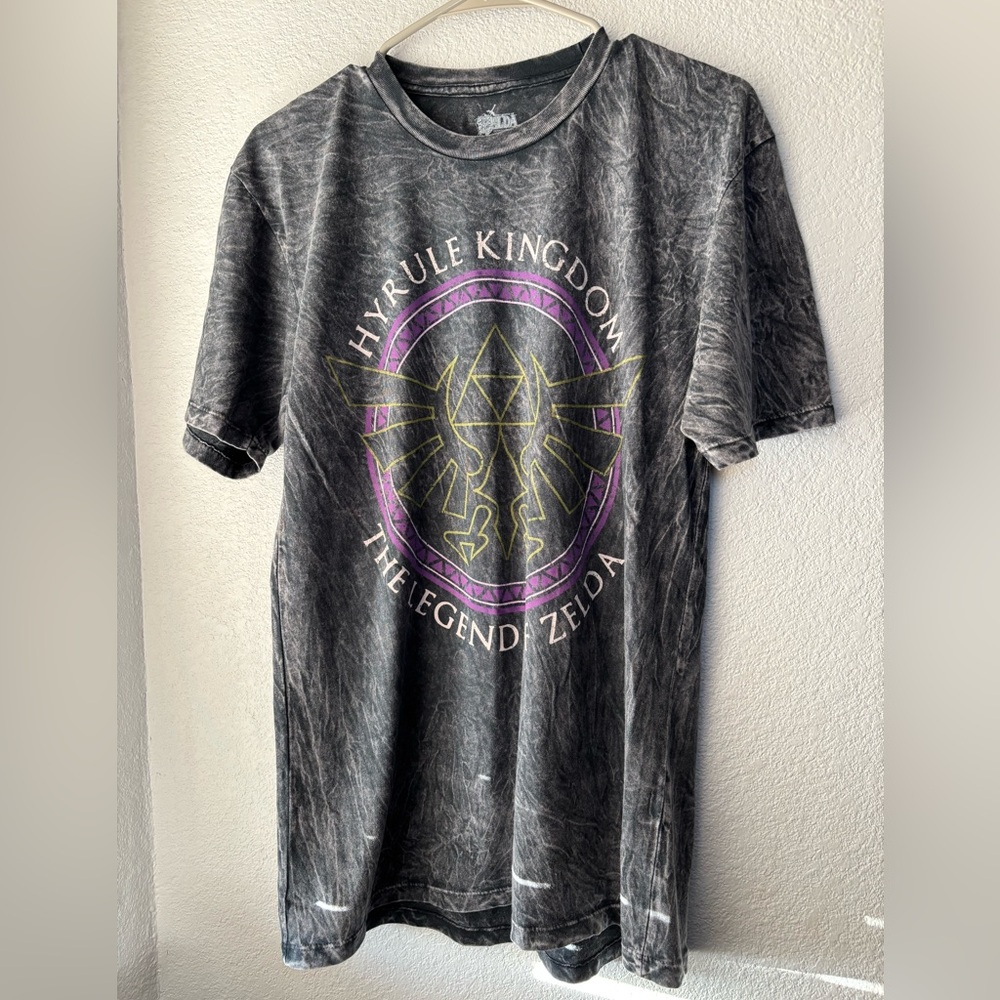 Legend Of Zelda Ocarina Of Time Hyrule Kingdom Tour Girls T-shirt Size Large